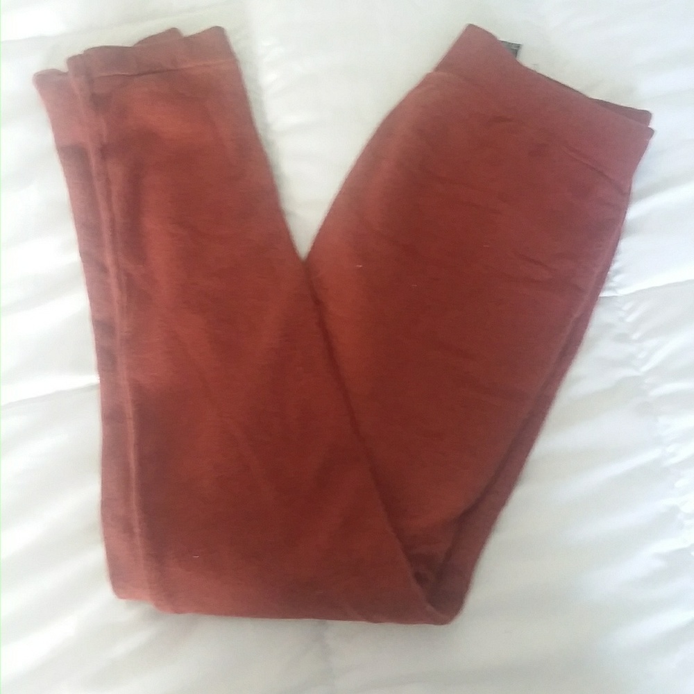 Orange leggings